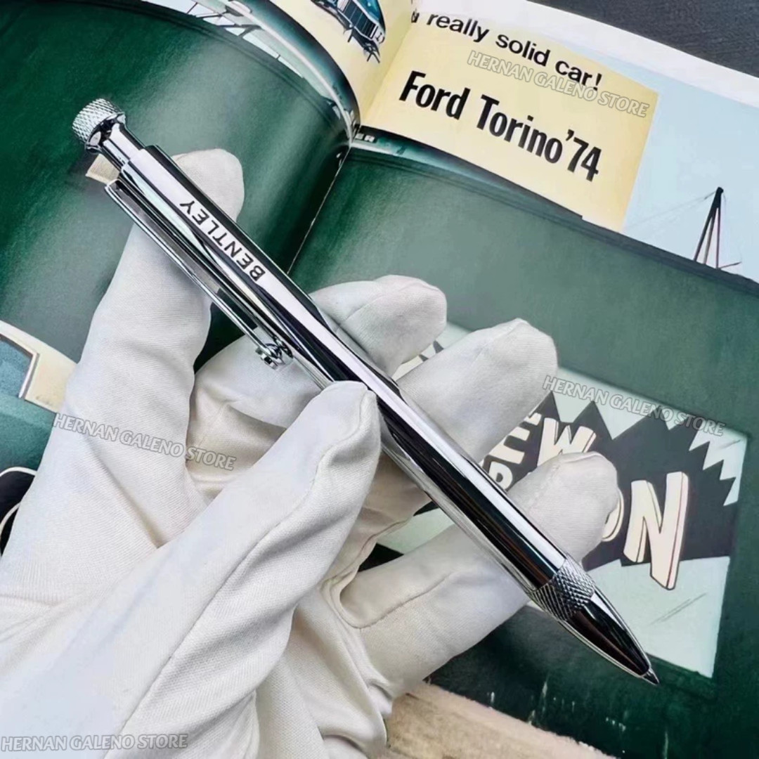 💥Bid Bentley Black Silver Ballpoint Pen Executive Gift Box Luxury💥
