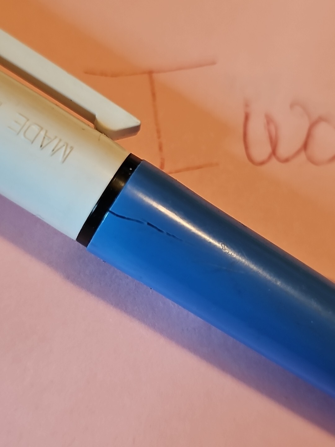 Vintage BIC Multi Color Pen Made in France Click Ballpoint Green Red Blue Black
