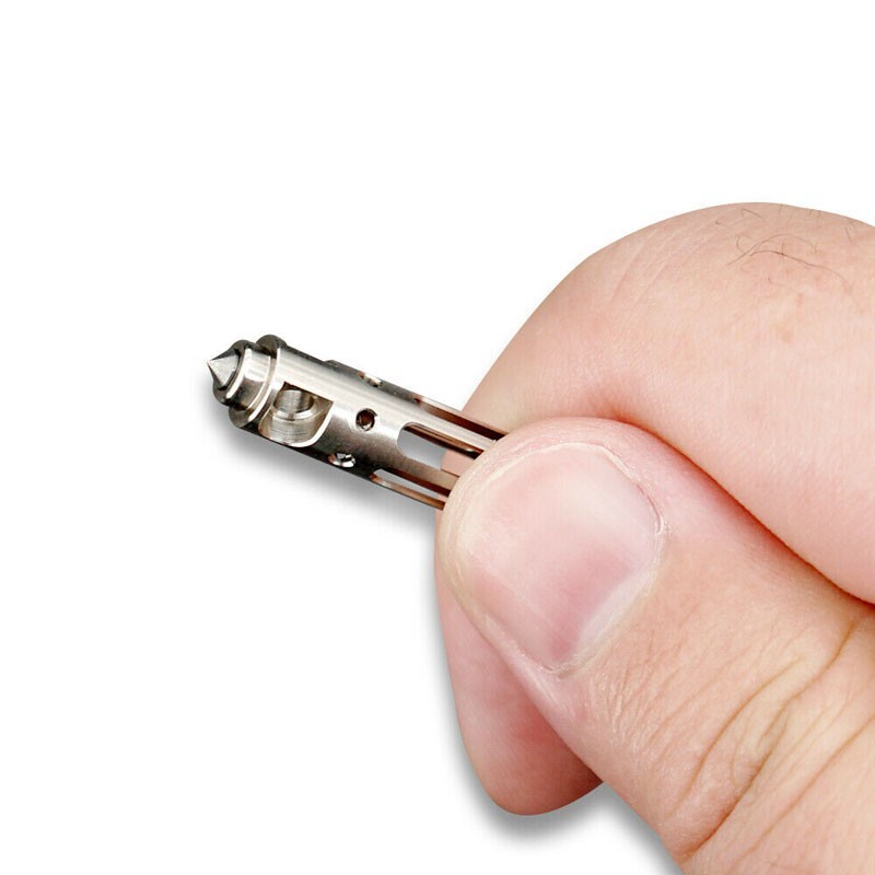 New EDC Mini Titanium Alloy keychain Ball Point Pen Signature Pen Outdoor Travel