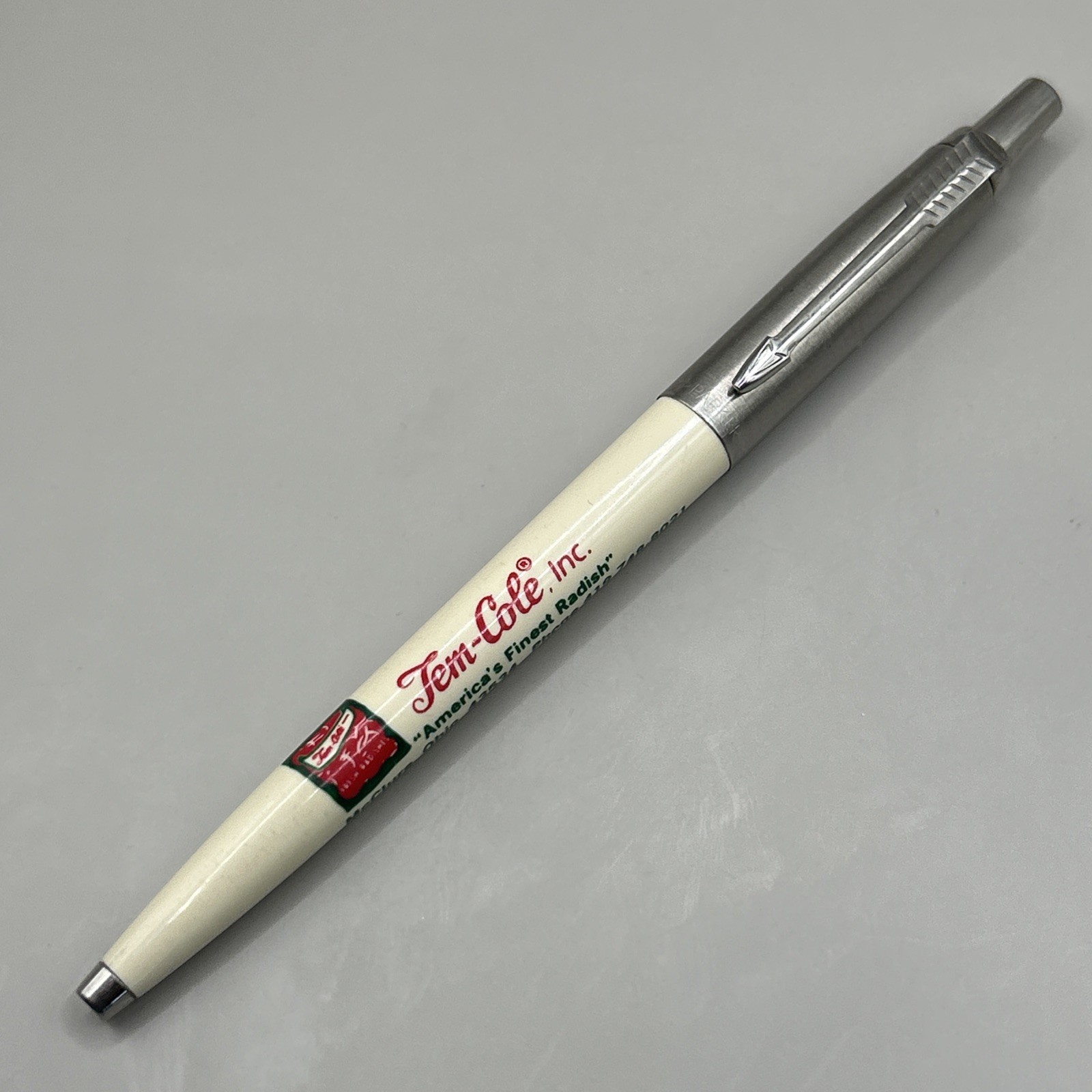 VTG Parker Ballpoint Pen TEM-COLE INC. McClure OH «America’s Finest Radish»