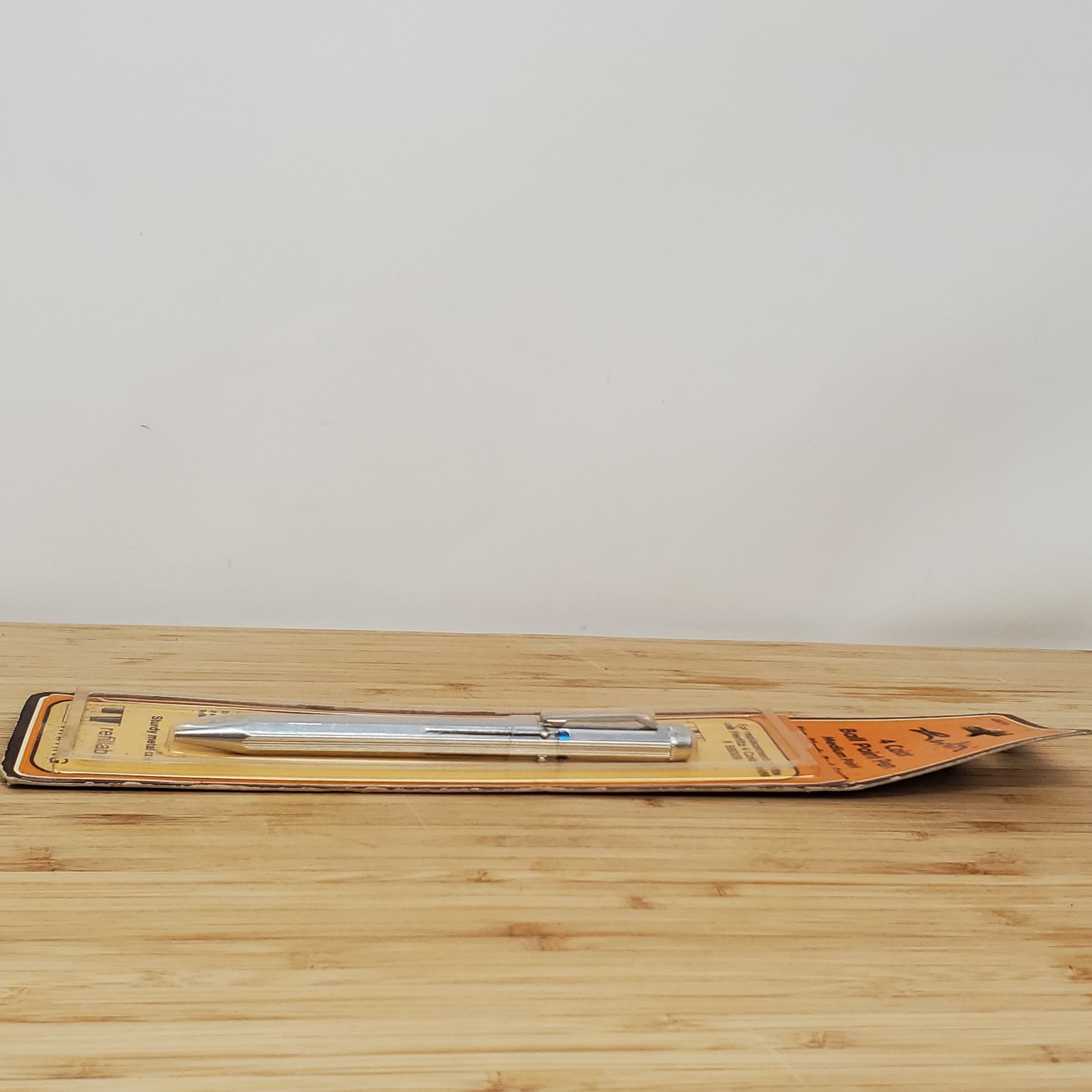 Vintage Herlitz 4 Color Ballpoint Pen Metal Case W Germany Multi Pen NOS
