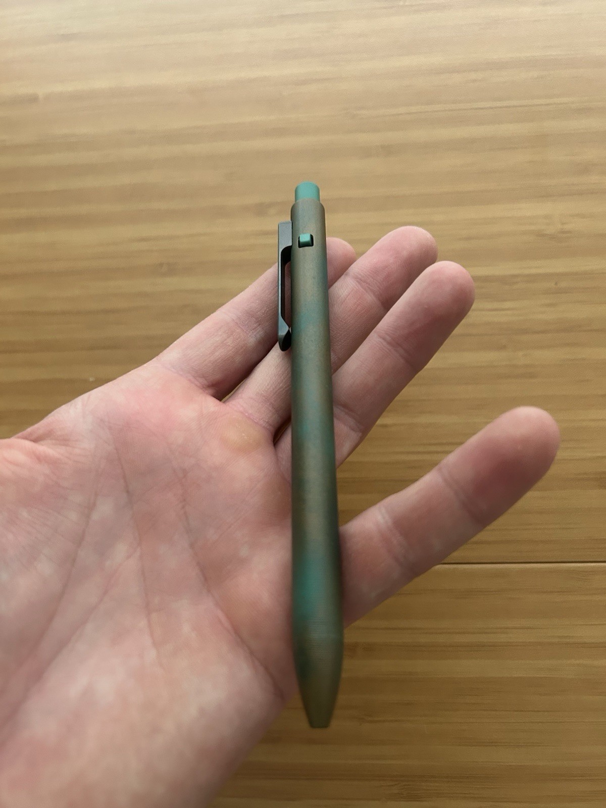 Tactile Turn x Shiny EDC Custom Camo Cerakote Standard Ti Side Click Pen