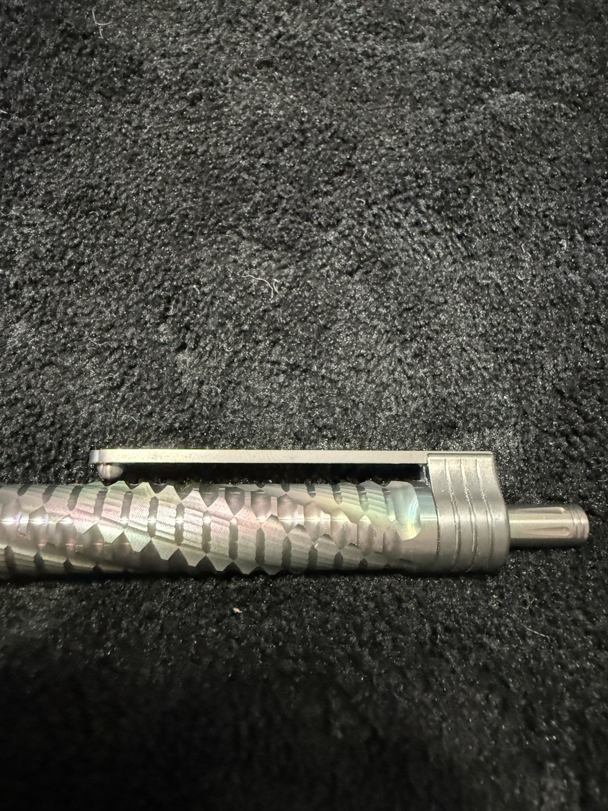 Billetspin Soul Pen Incredibly Rare Oil Slick Full Zirconium Limited Edition