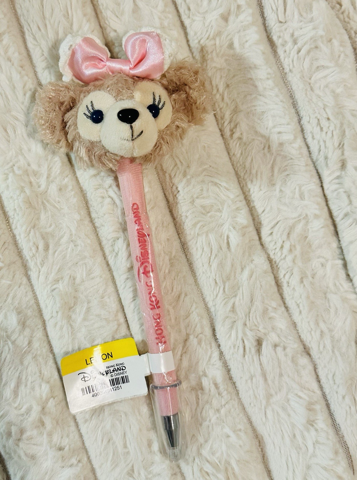 Hong Kong Disney Exclusive Shelliemay Plush Ball Pen 100% New & Real