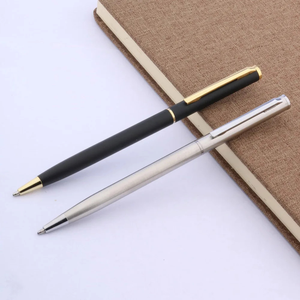 Luxury Quality 006 MATTE BLACK Metal Classical Golden Student Ballpoint Pen Men