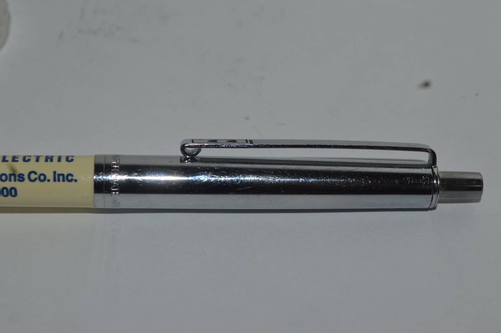 PAPER MATE Profile #2 Reg Grip Ballpoint Pen GE Warner Comm Promo Mexico