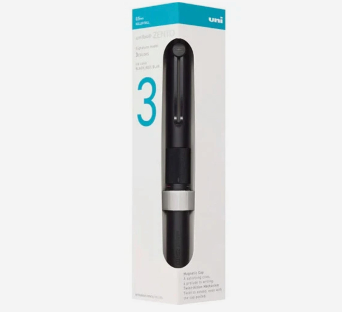 Mitsubishi uni-ball ZENTO Signature Model 3-Color Multi Ballpoint Pen 0.5mm