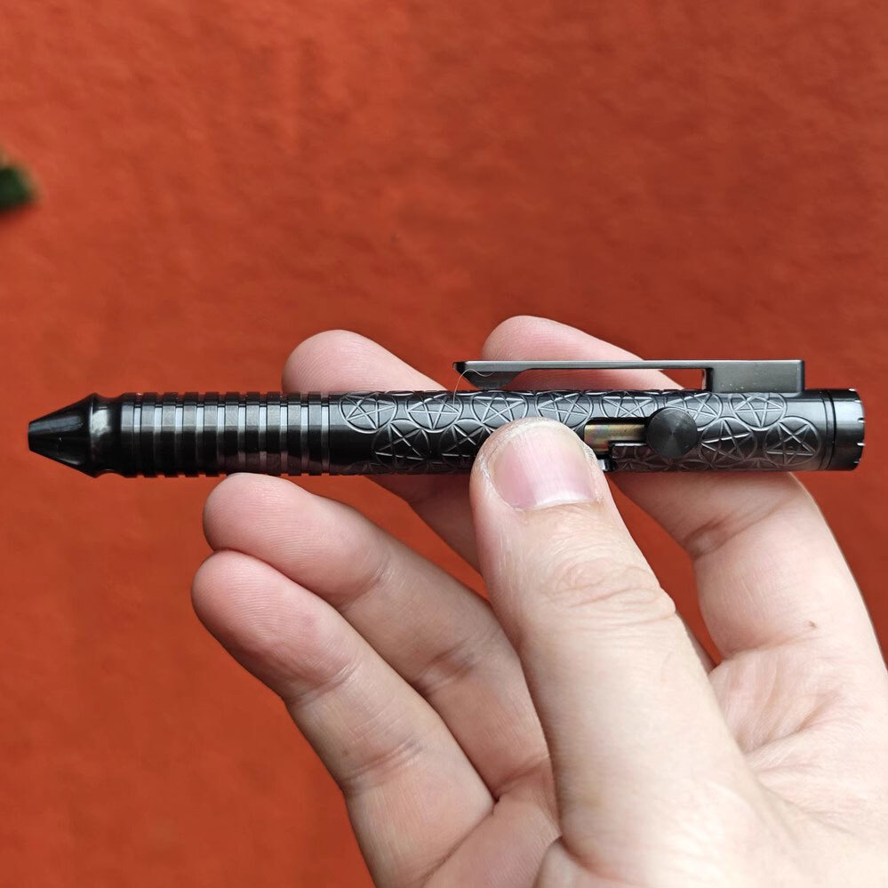 EDC Titanium Spinner Pocket Ball Pen Business Signature Pen StudentS Stationery