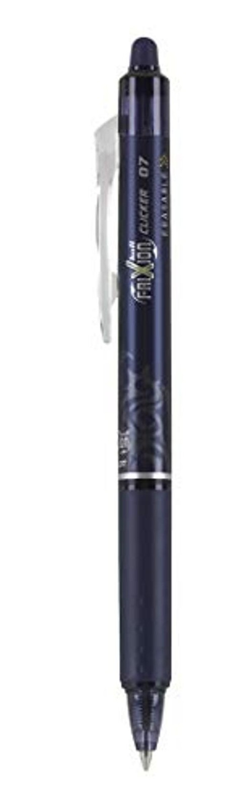 , FriXion Clicker Erasable Gel Pens, Fine Point Pens 0.7 12 Count (Pack of 1)
