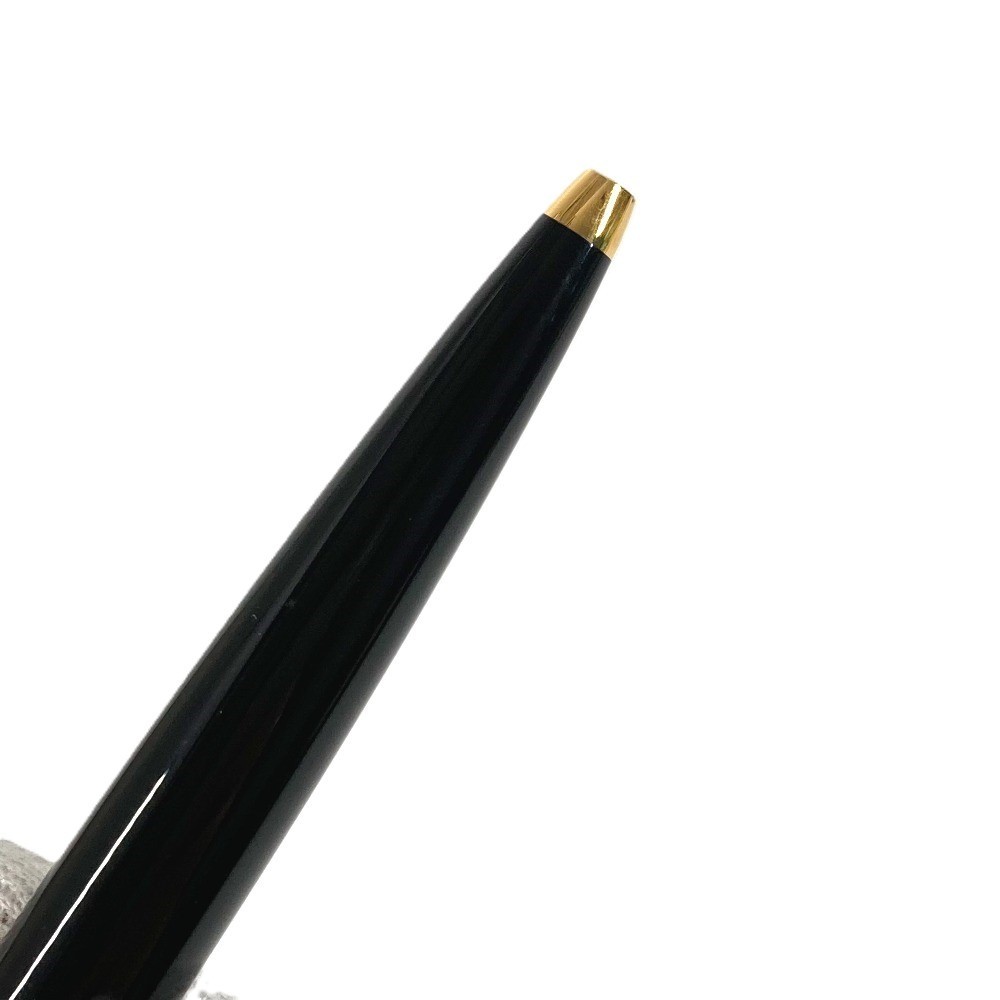 Cartier Diabolo Ballpoint Pen Black Resin Gold Writing Instrument w/ Box Unisex