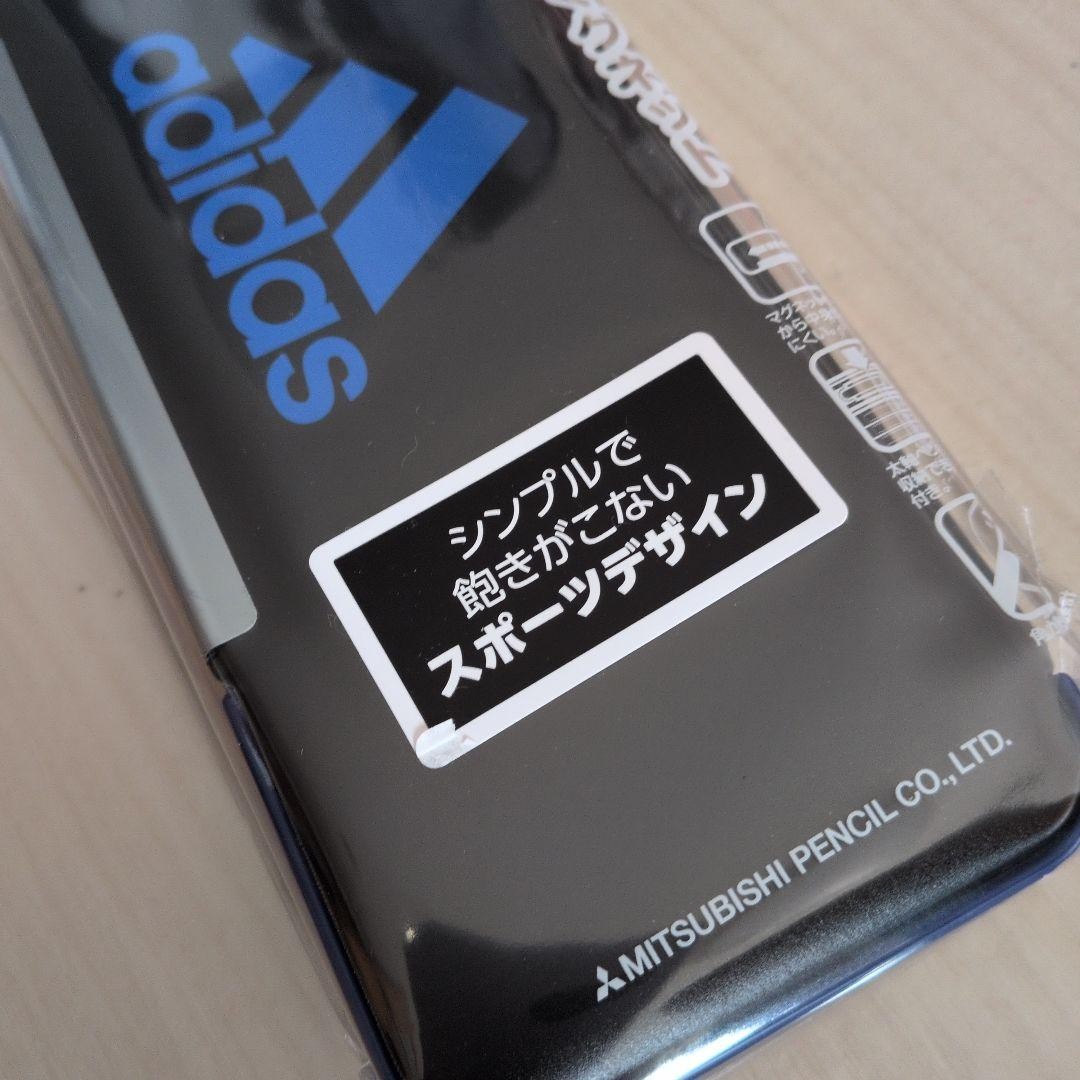 UNI Mitsubishi Pencil adidas Pencil Case Pen Case Open on Both Sides #2c3d9f