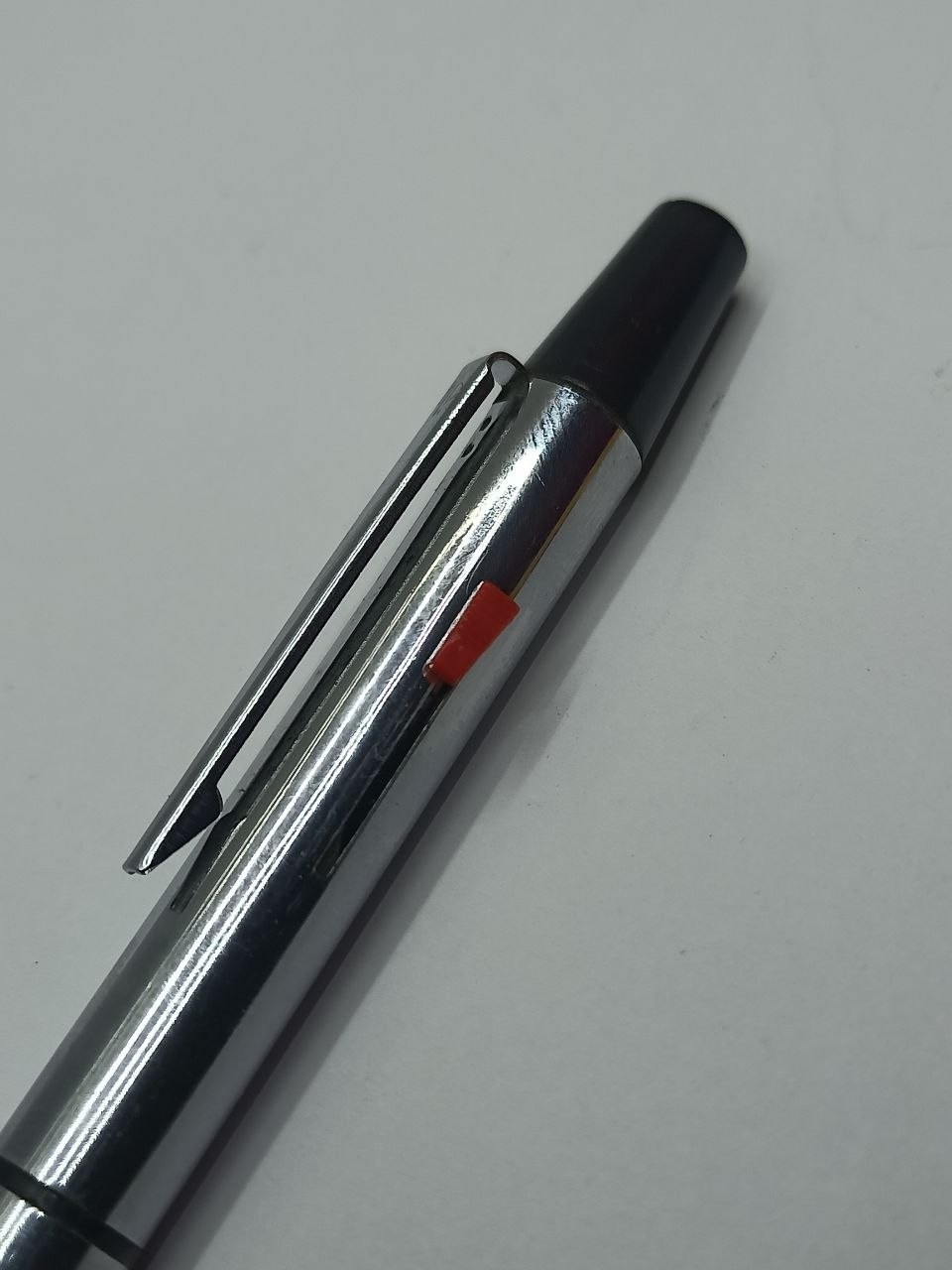 USSR Ballpoint Pen Two-Color Metal 1990 Good Condition
