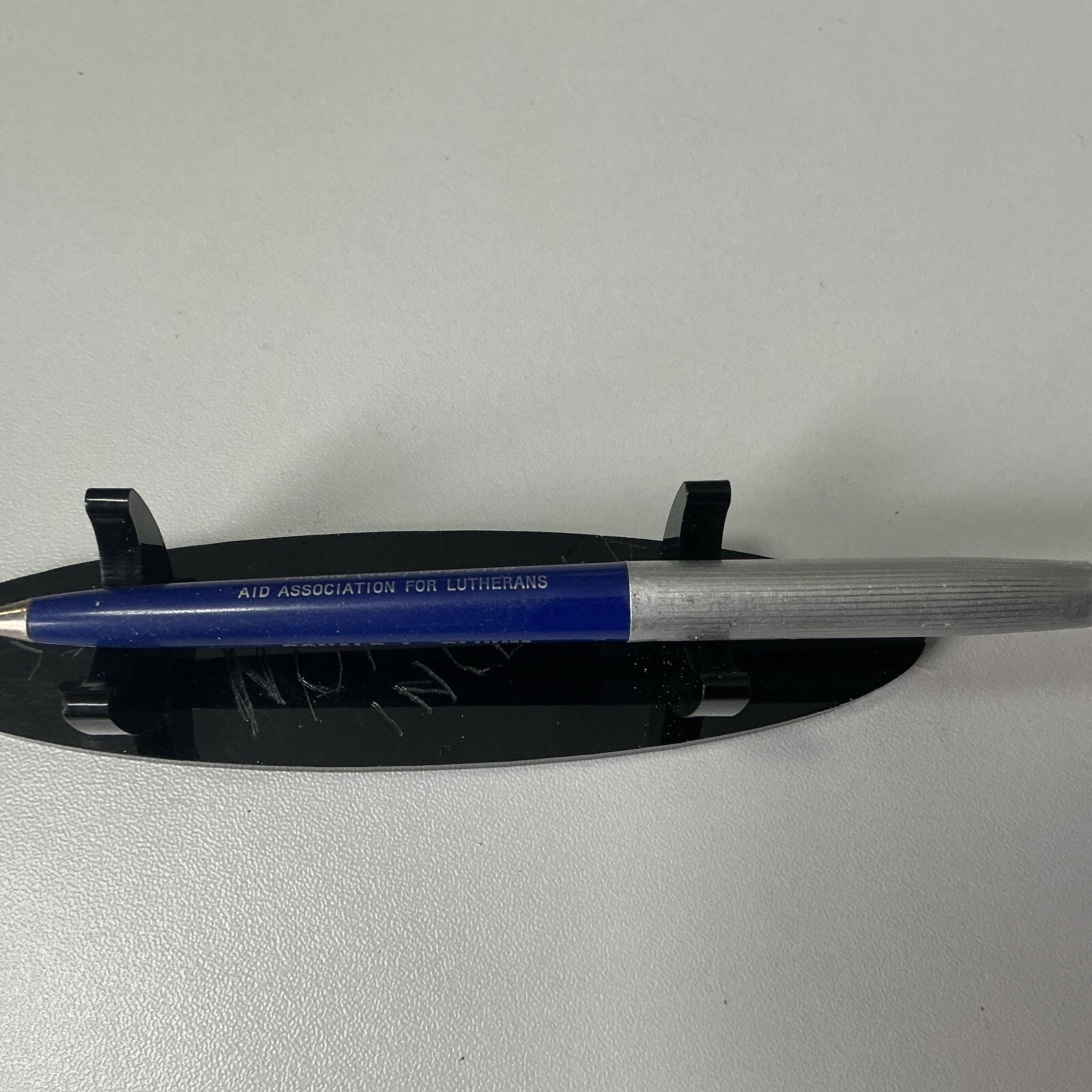 VTG ReadyRiter Ballpoint Pen – Aid Assoc For Lutherans Donald L. Bluhm – X46