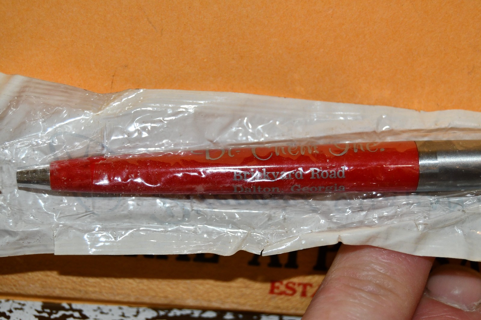 Vintage NOS Ritepoint Ballpoint Pen Di-Chem Inc Dalton Georgia