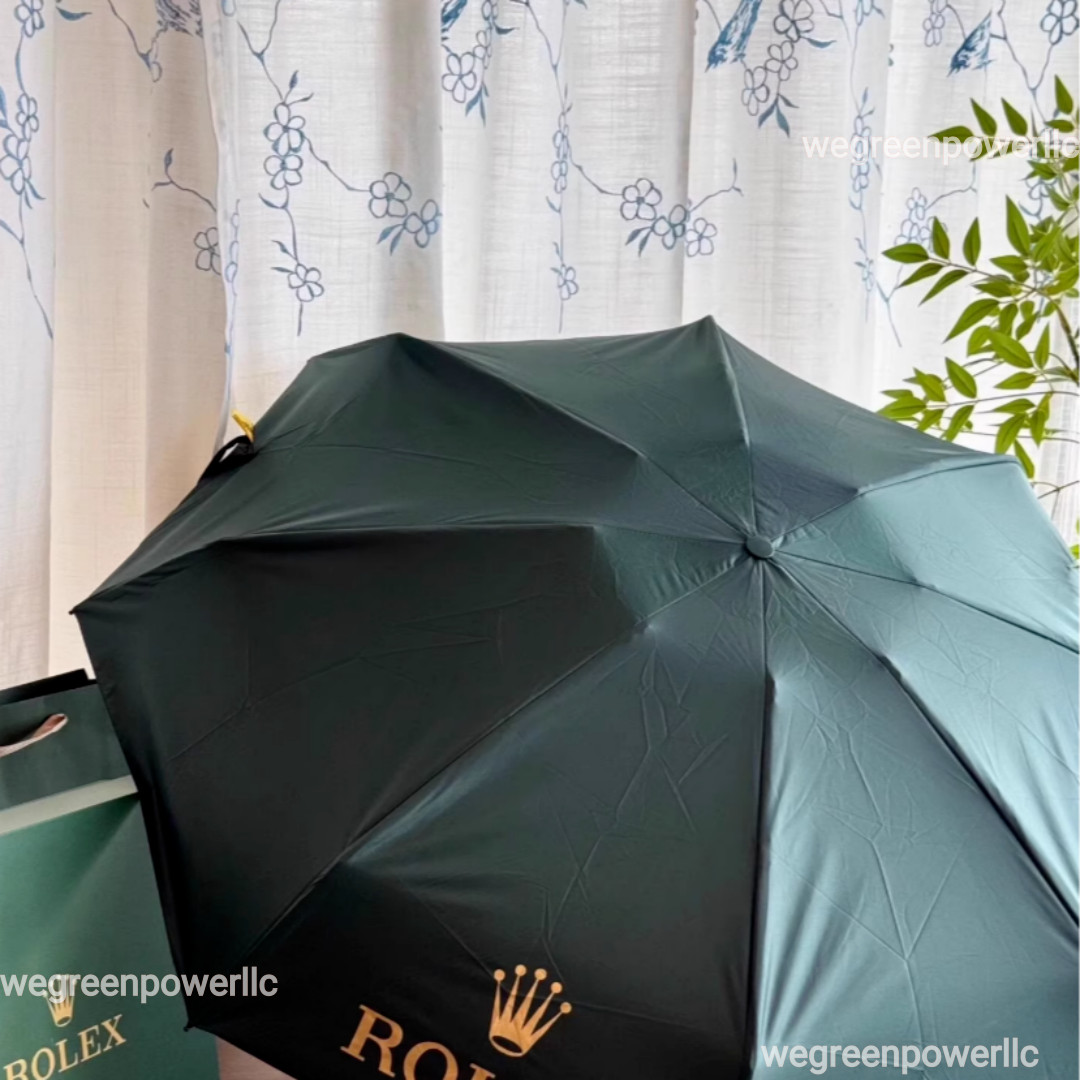 Rolex Green Executive Gift Set Pen Journal Umbrella VIP Luxury Rare New With Box