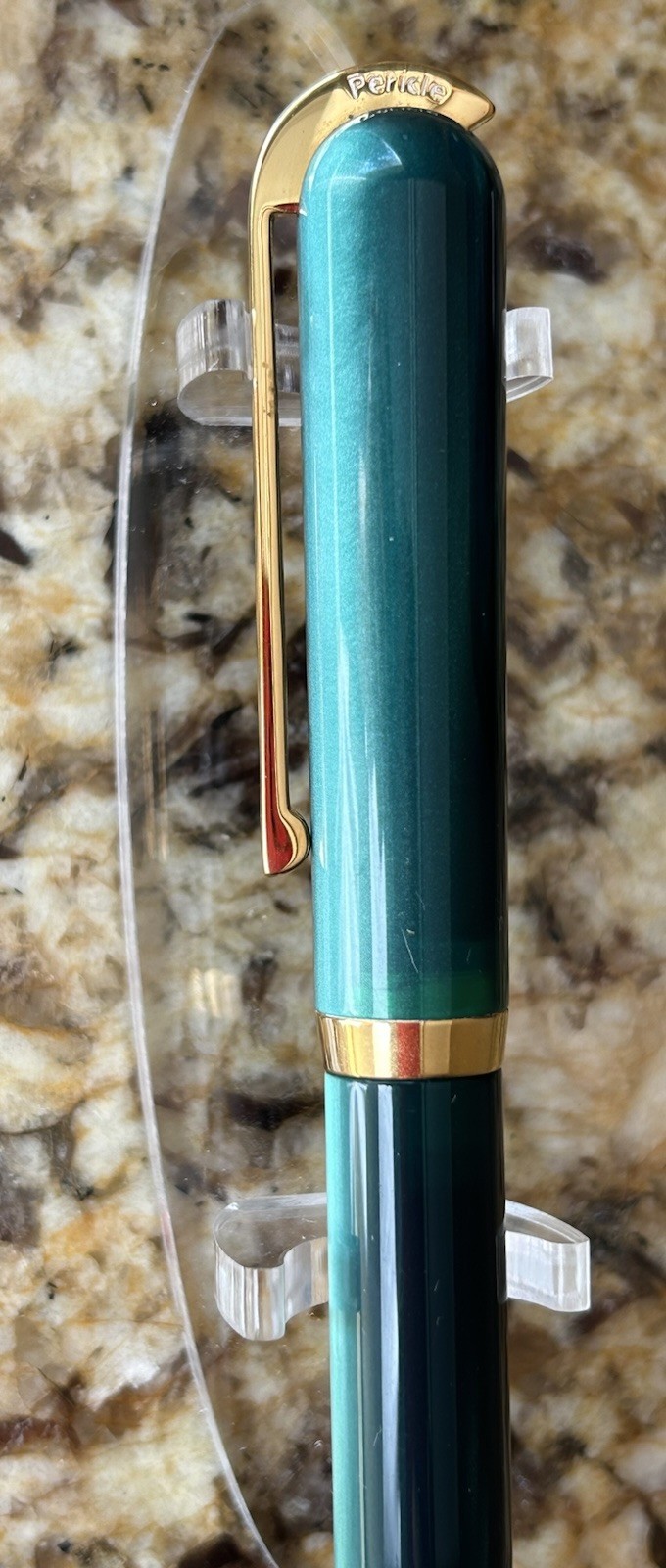 Visconti Pericle Green Pearlescent Rollerball Pen With Original Box. PRISTINE !!