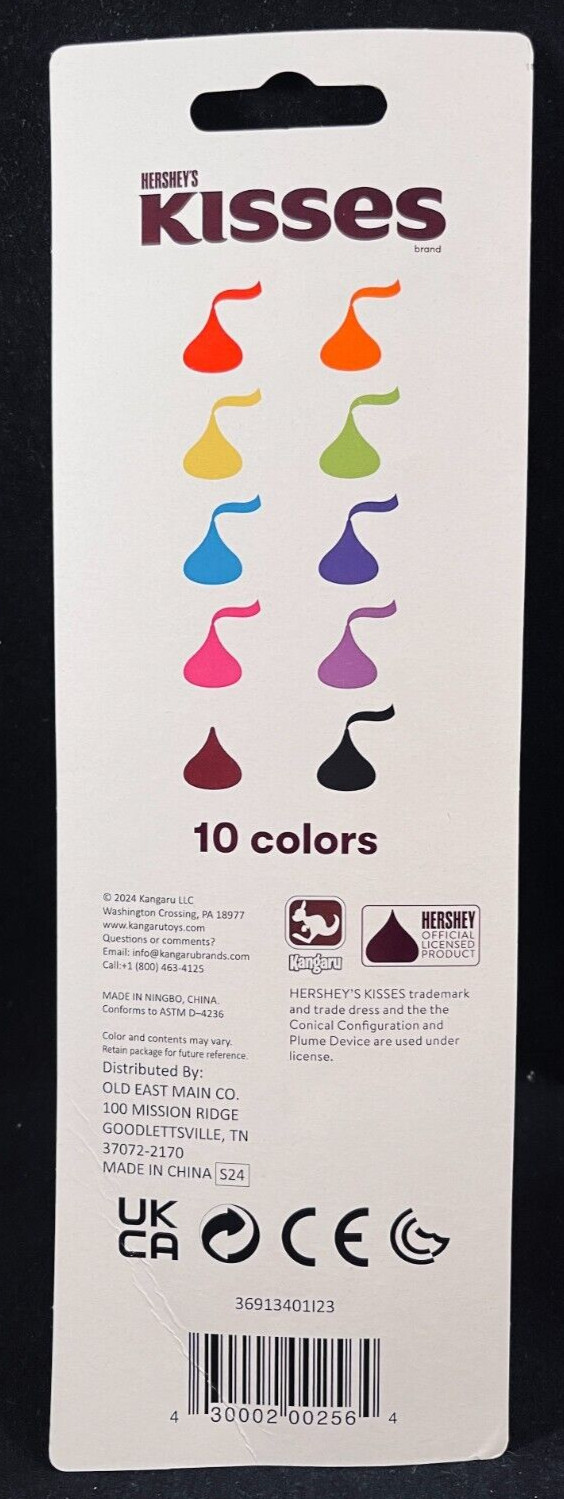 Hershey’s Kisses – Scented Rainbow Pen Ink – 10 Colors -Hershey’s Kisses Scented
