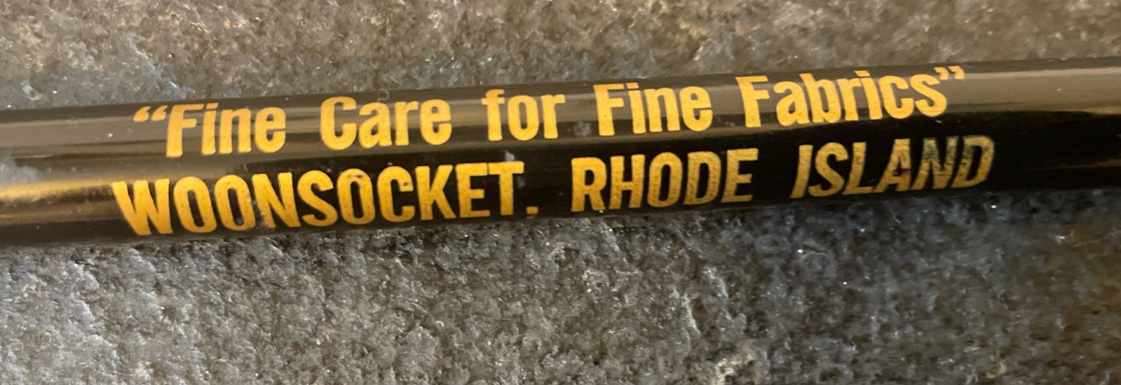 VTG Woonsocket Sponging Cap Activated ROCKET Ballpoint Pen Rhode Island 12”