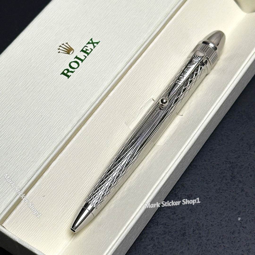 VIP GIFT Rolex Ballpoint Silver Platinum Pen NEW RARE Novelty Collectible Pen