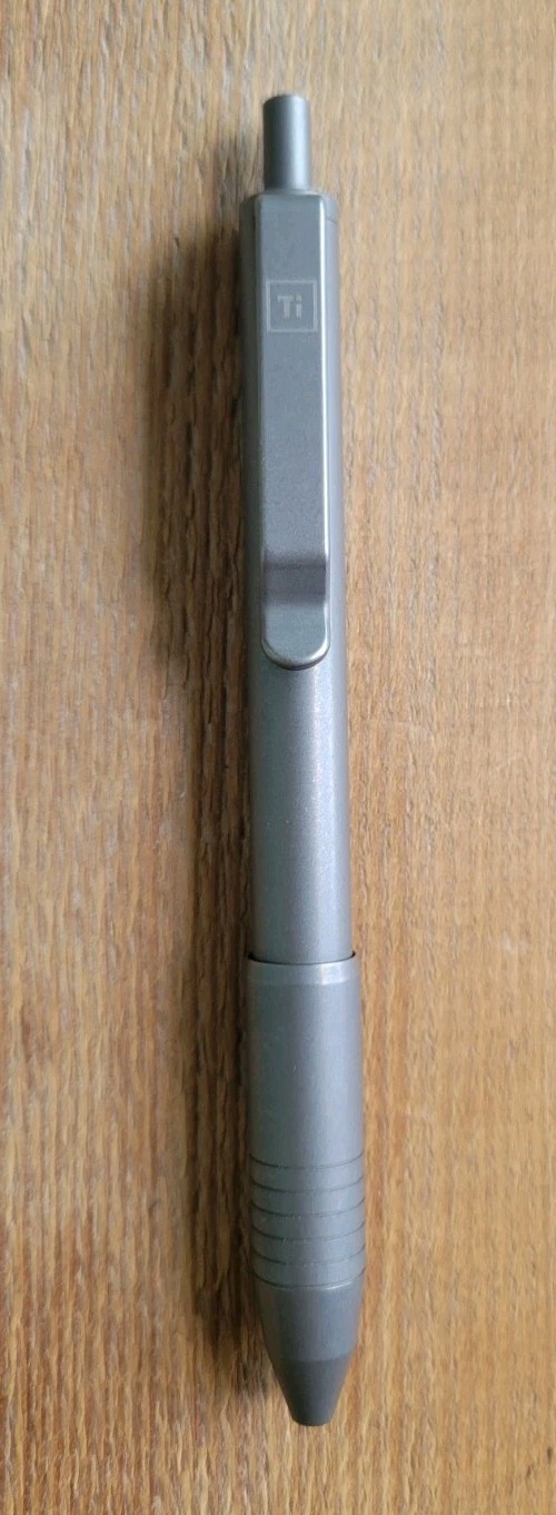 Big Idea Design Click Edc Titanium Pen Stonewash