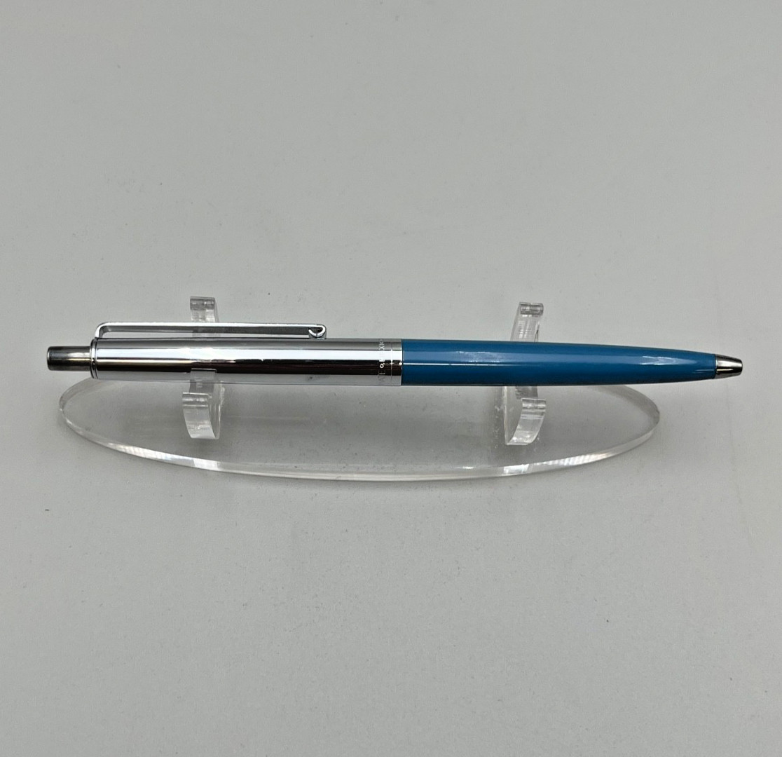 Paper Mate Double Heart Profile Light Blue/Chrome Cap, Blue Ink, Works – Mexico