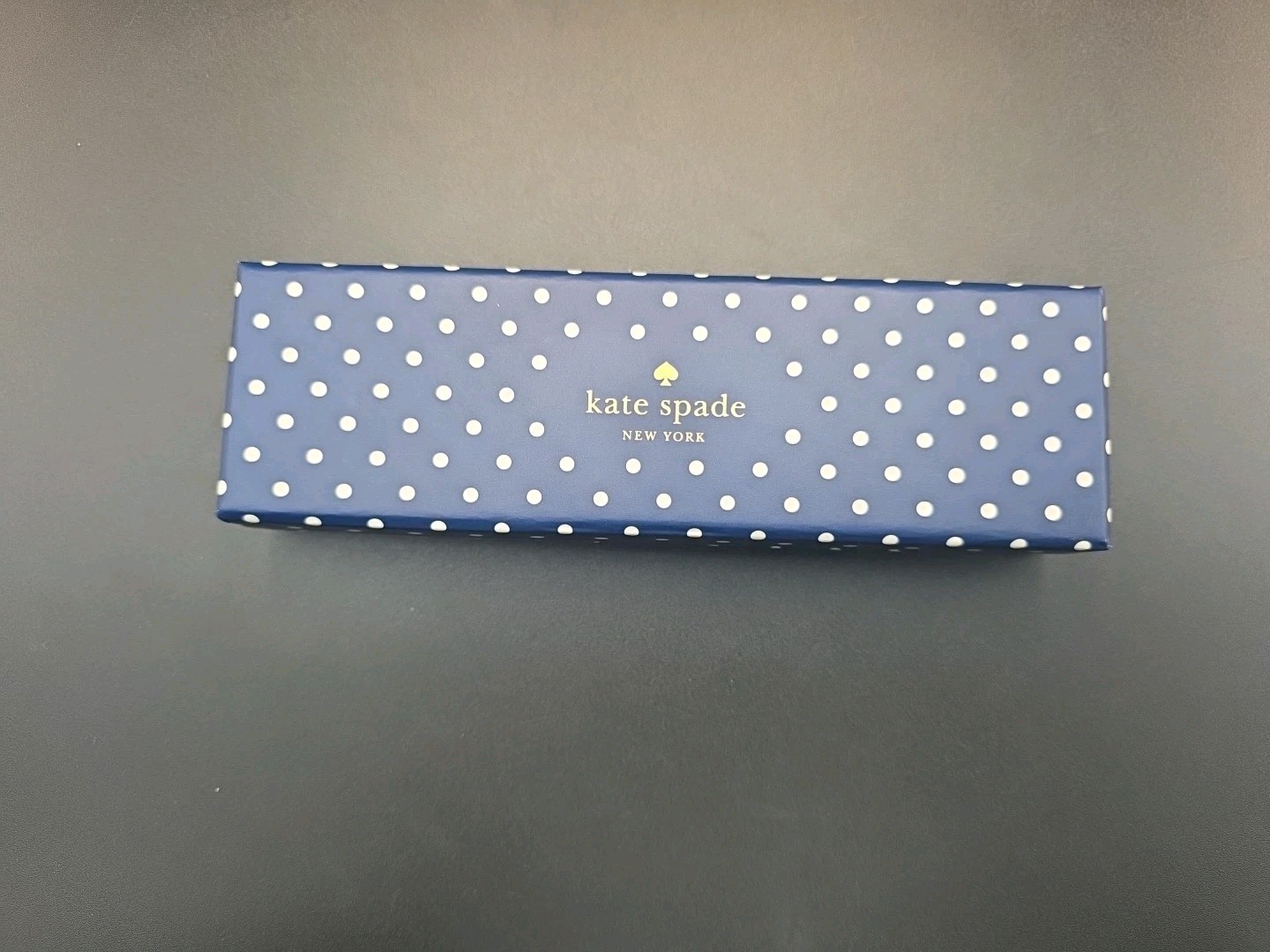 Kate Spade New York To-Do List Ball Point Pen Navy Blue White Polka Dot (NIB)