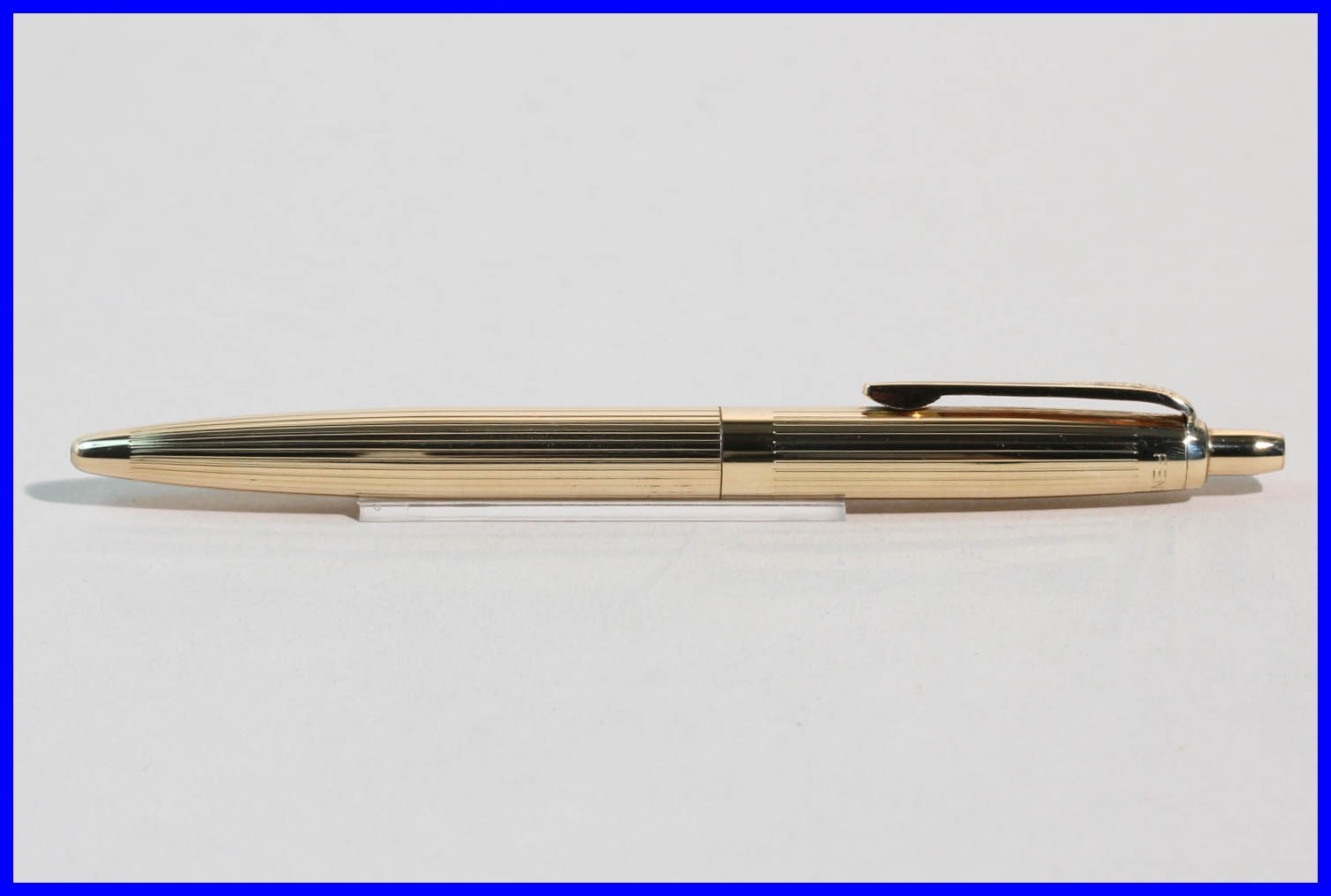 1960’s space age design FEND DOUBLE gold-plated Ballpoint pen / Vintage