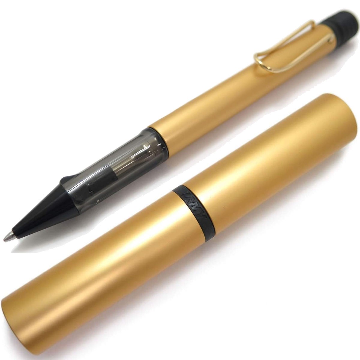 Lamy Pen 275 Lx Gold Ballpoint Black Ink M Nib Pen In Gift Case