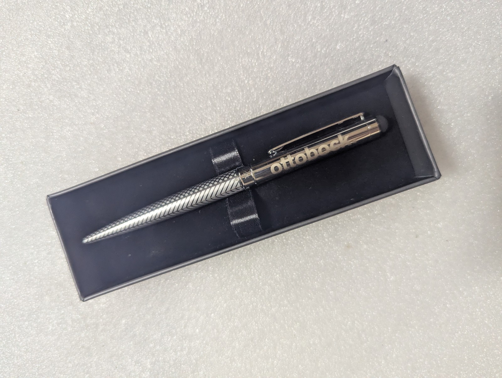 CUTTER & BUCK Ottobock Salesman Sample Pen Ballpoint Stylus Rubber Back Tip