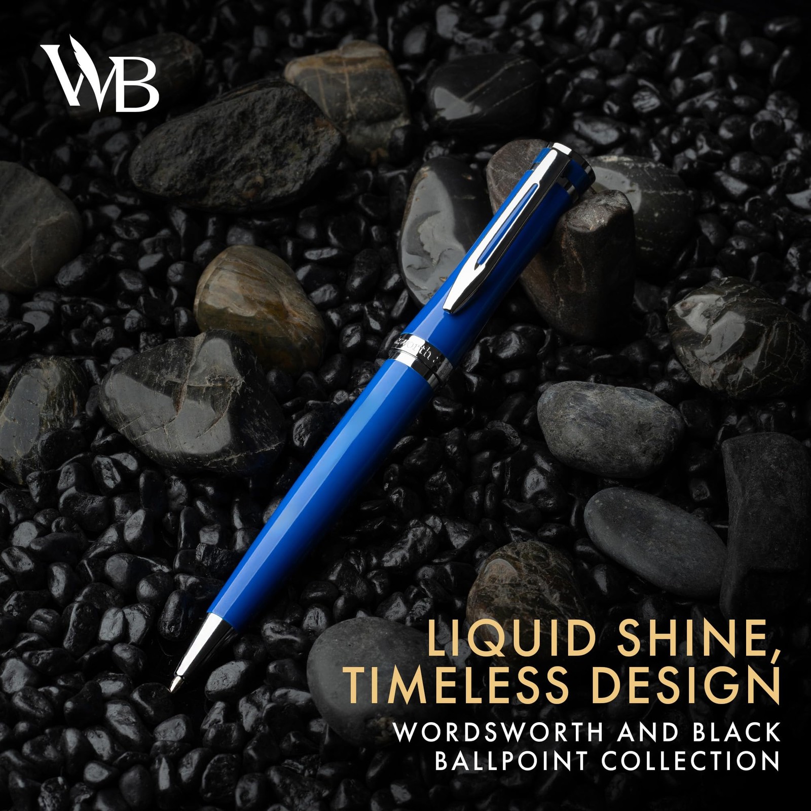 Wordsworth & Black Wordsworth And Black Ballpoint Pen Blue Lacquer- Stunning