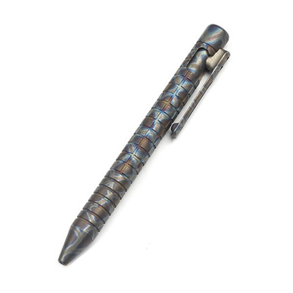 Outdoor EDC Practical Titanium Alloy Pocket Ballpoint Pen Working Pen Portable
