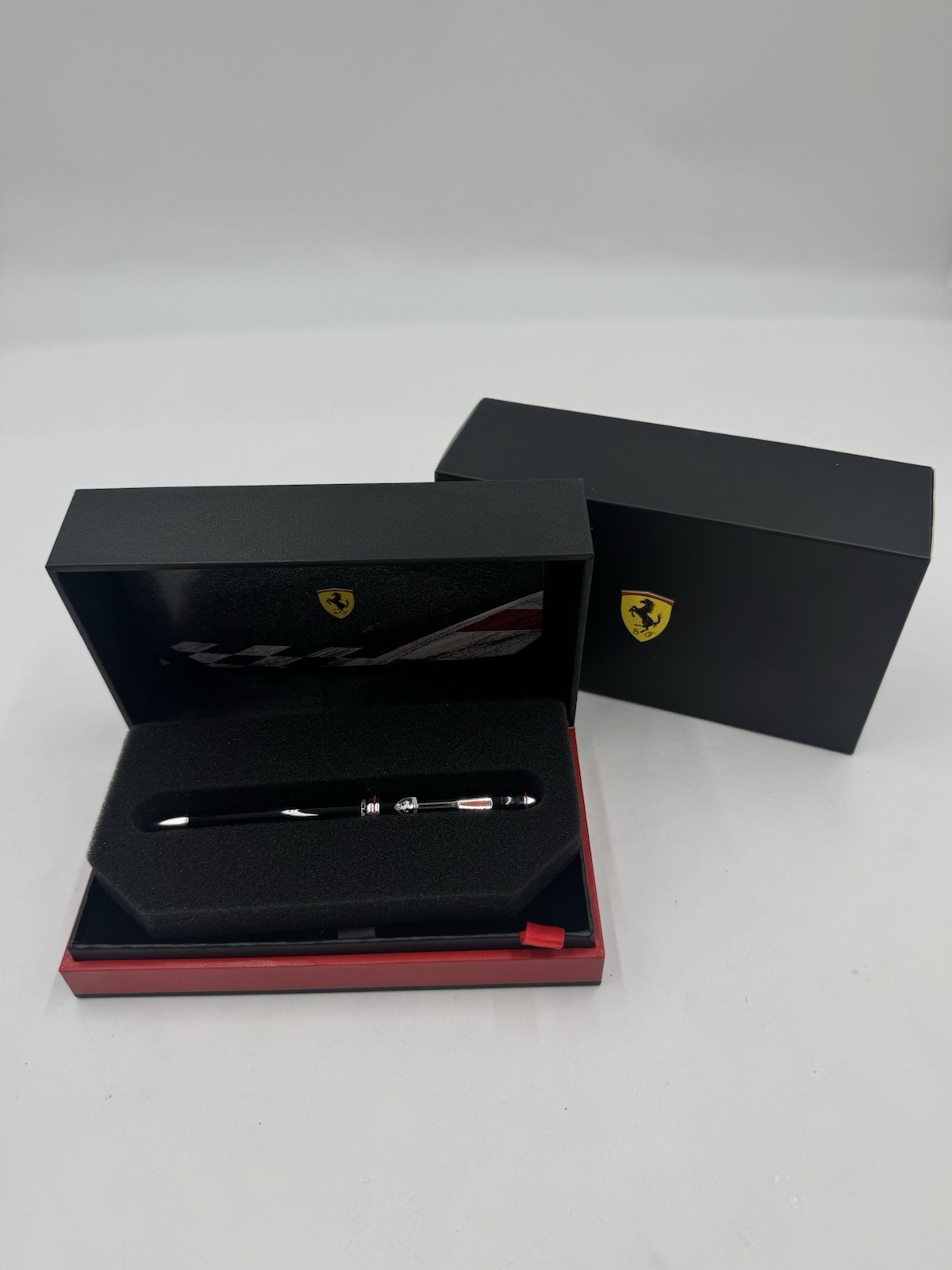 Cross Townsend Scuderia Ferrari Ball Point Pen FERRARI With Box Glossy Black