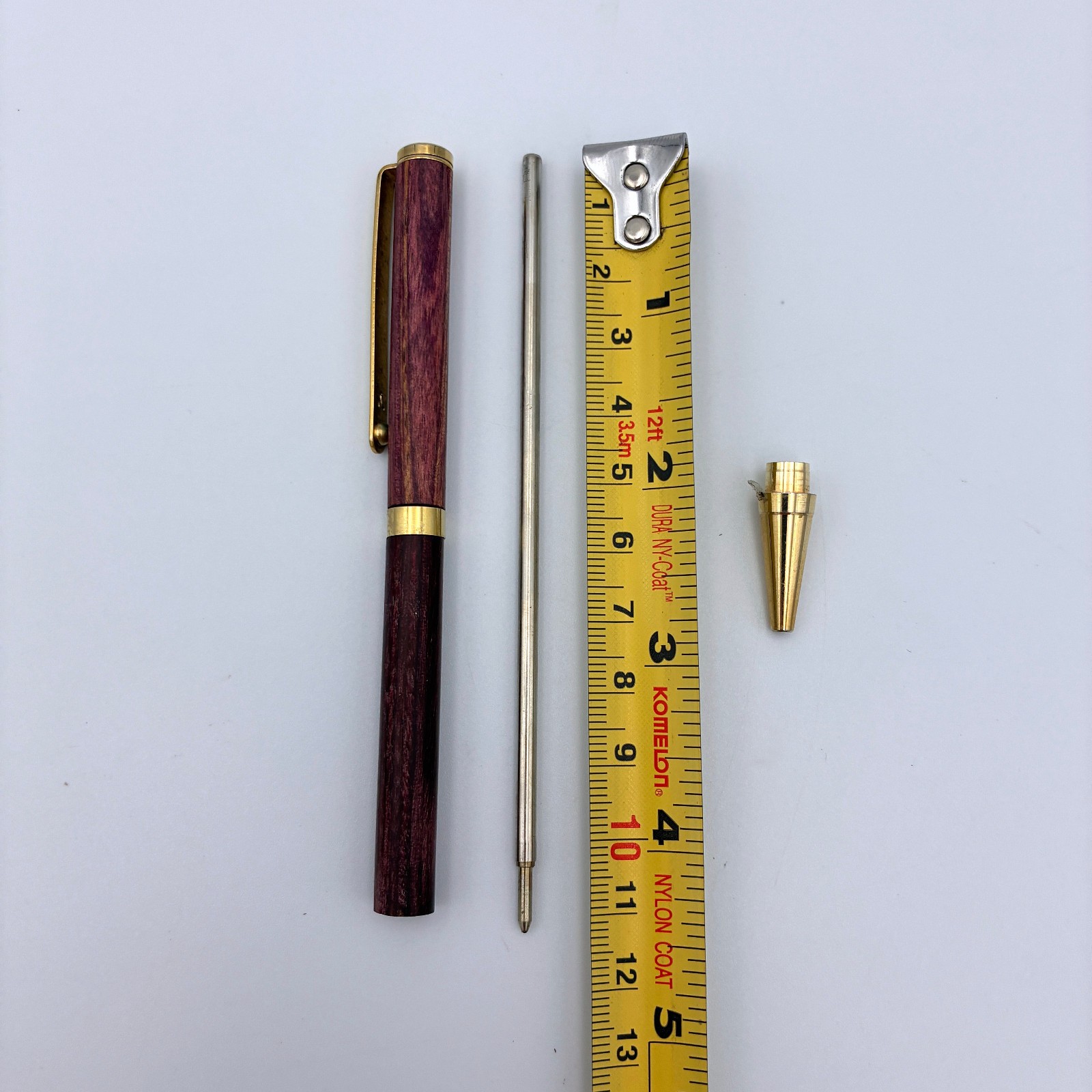 Lot of 14 Handmade Wooden Pens & Pencils – Some Broken – READ