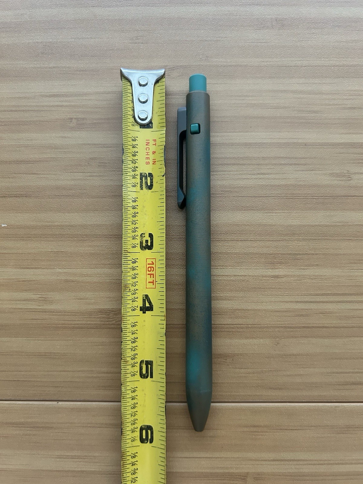 Tactile Turn x Shiny EDC Custom Camo Cerakote Standard Ti Side Click Pen