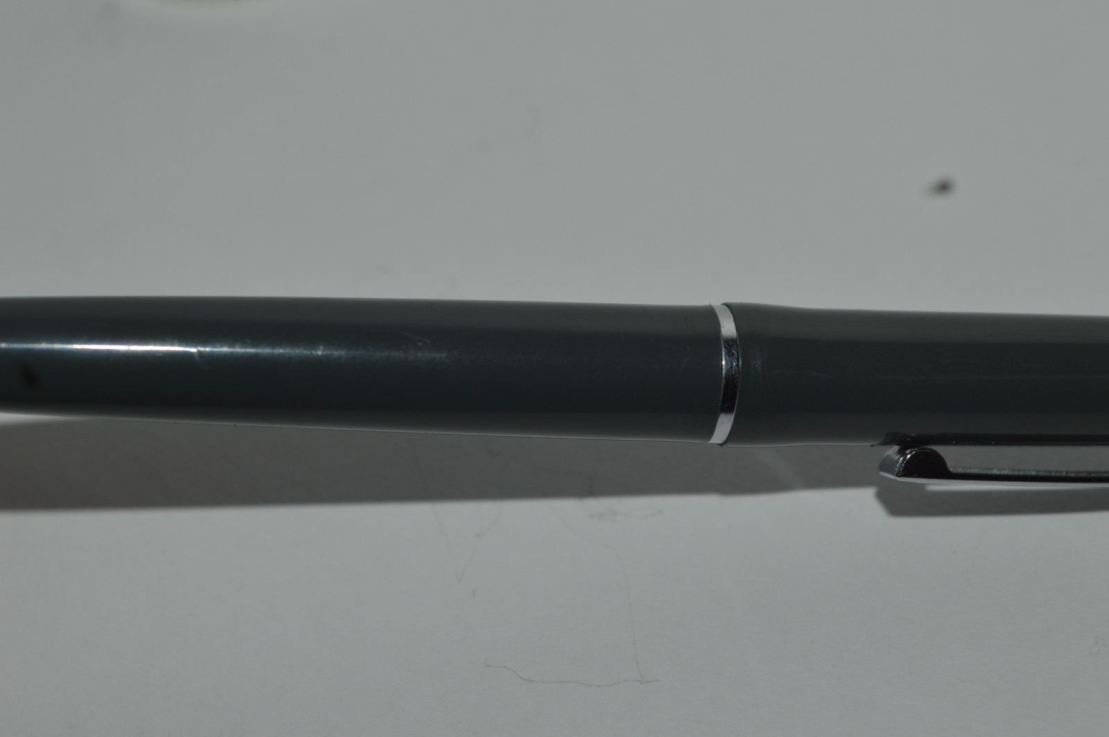 Paper Mate #355 MALIBU Ballpoint Pen Dark Gray Color Made In USA Circa 1980’s