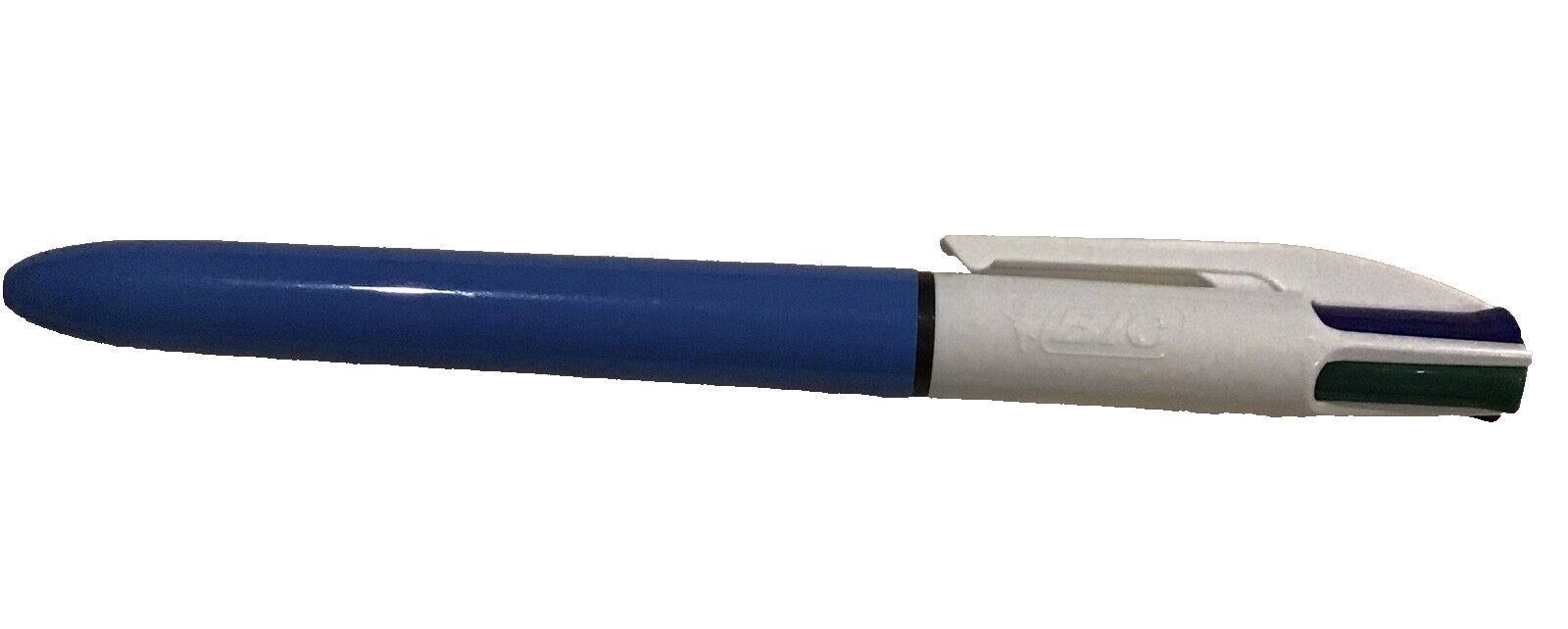 BIC 4 Color Ball Point Pen Multi Blue Red Green Black France Retro Vintage