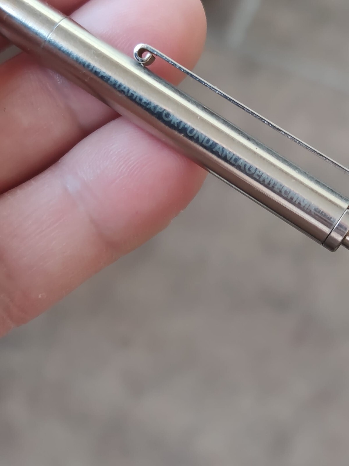 🔴Excellently made ballpoint pen – full of metal – brand unknown to me -Germany?