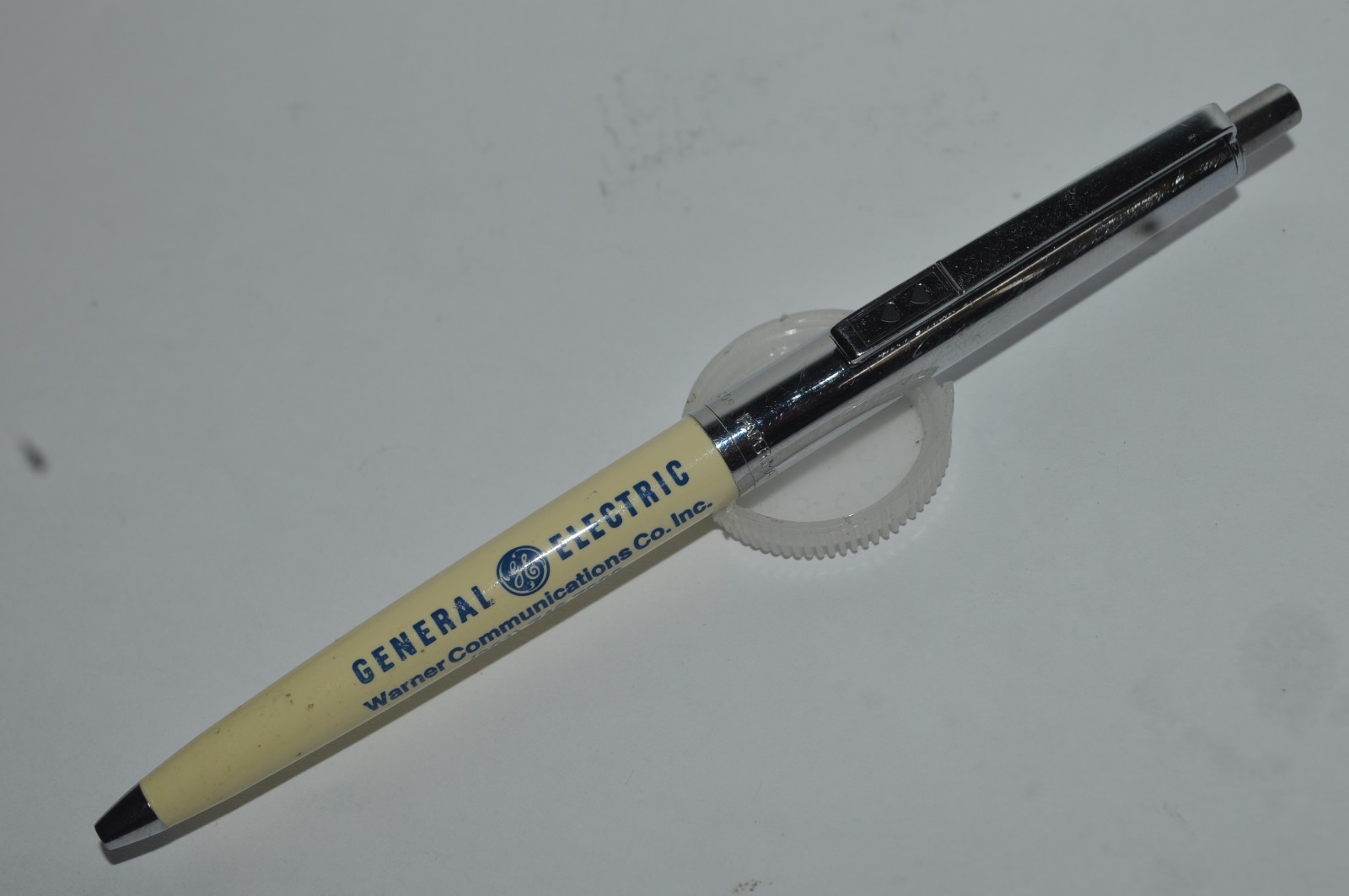 PAPER MATE Profile #2 Reg Grip Ballpoint Pen GE Warner Comm Promo Mexico
