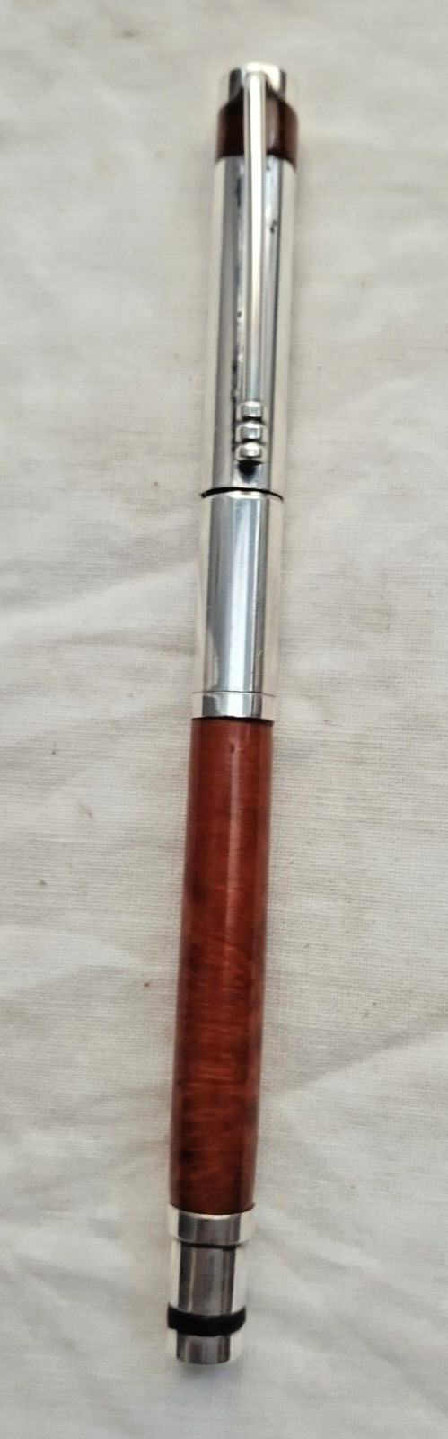 MERCEDES – BENZ BALL PEN SILVER AND GRANITE STONE BROWN COLOUR BODY