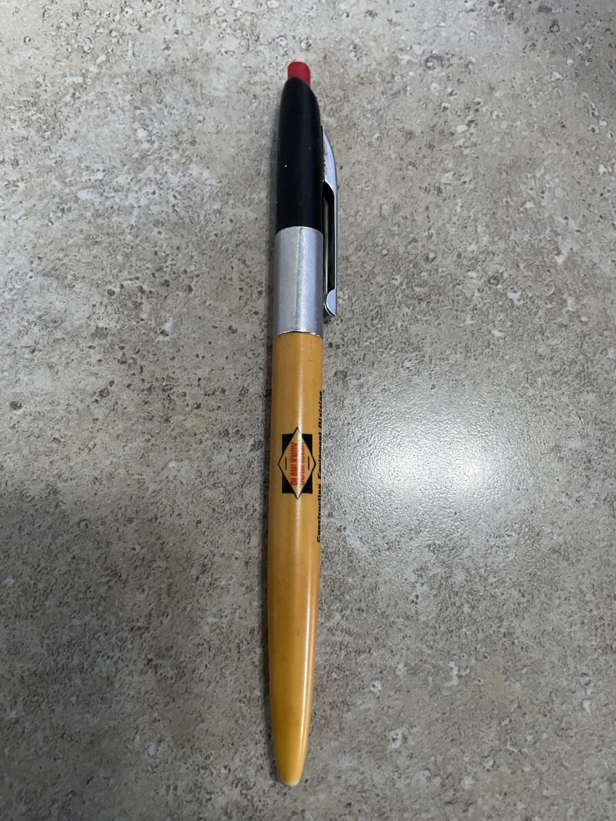 Vintage Scripto USA Advertising Pen Featuring Unique Pocket Clip Release