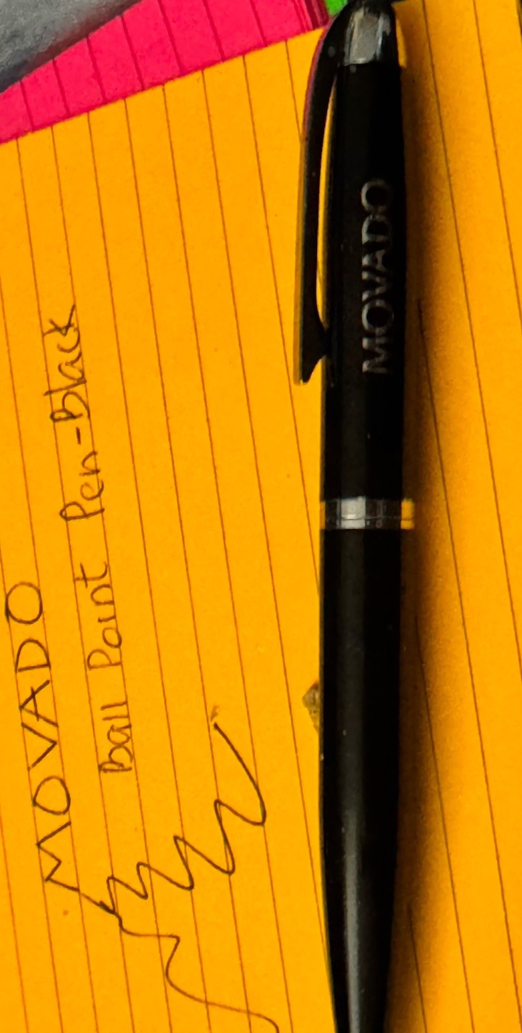 VTG MOVODO BLACK BODY PEN Smooth Writing Experience Nice Pen.