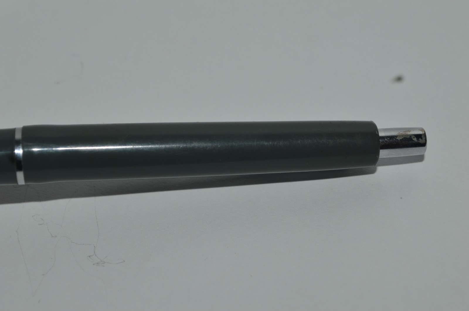 Paper Mate #355 MALIBU Ballpoint Pen Dark Gray Color Made In USA Circa 1980’s