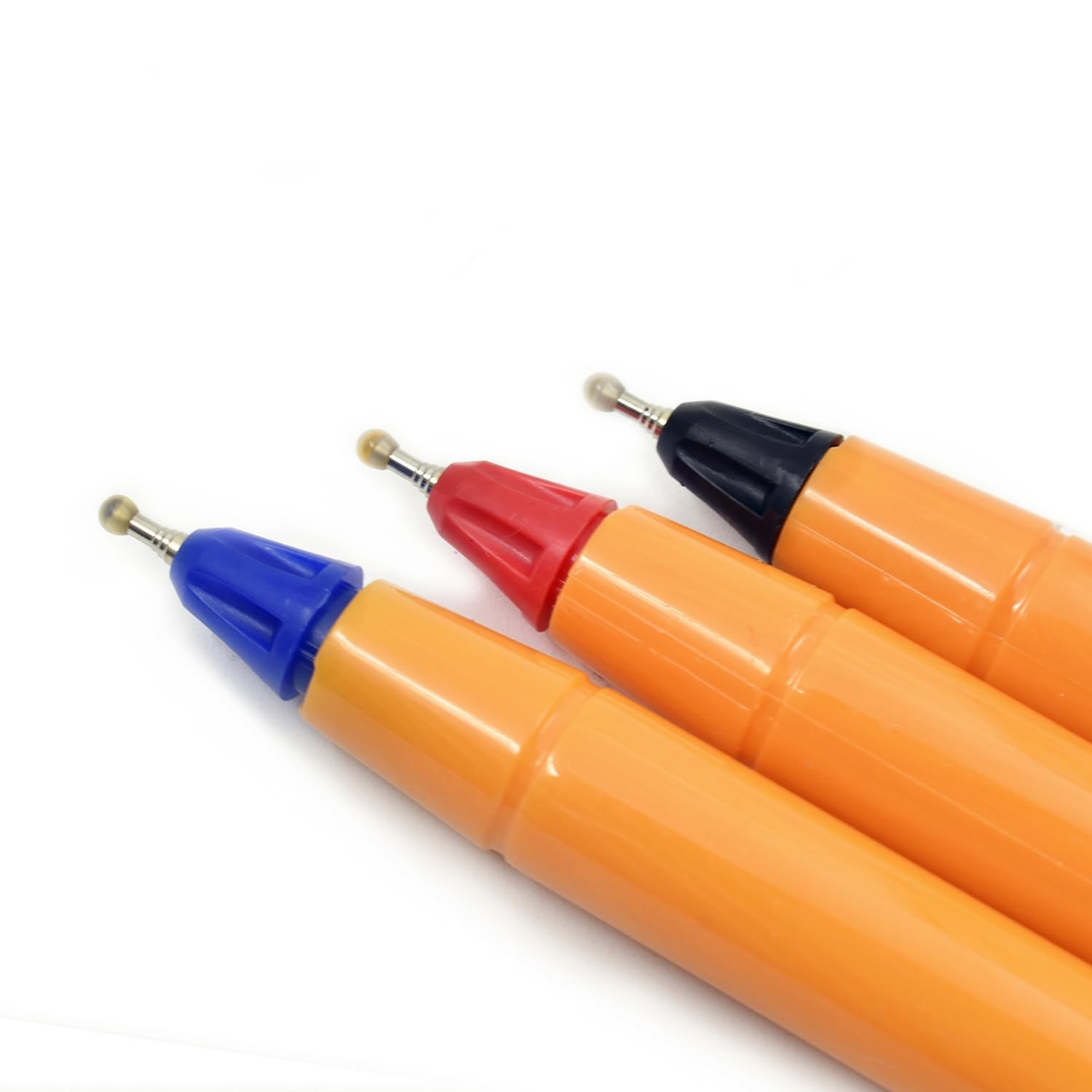 AZOR Pin Point Fine Pens 0.7mm 50 Pack – 30 Black 15 Blue 5 Red Ballpoint