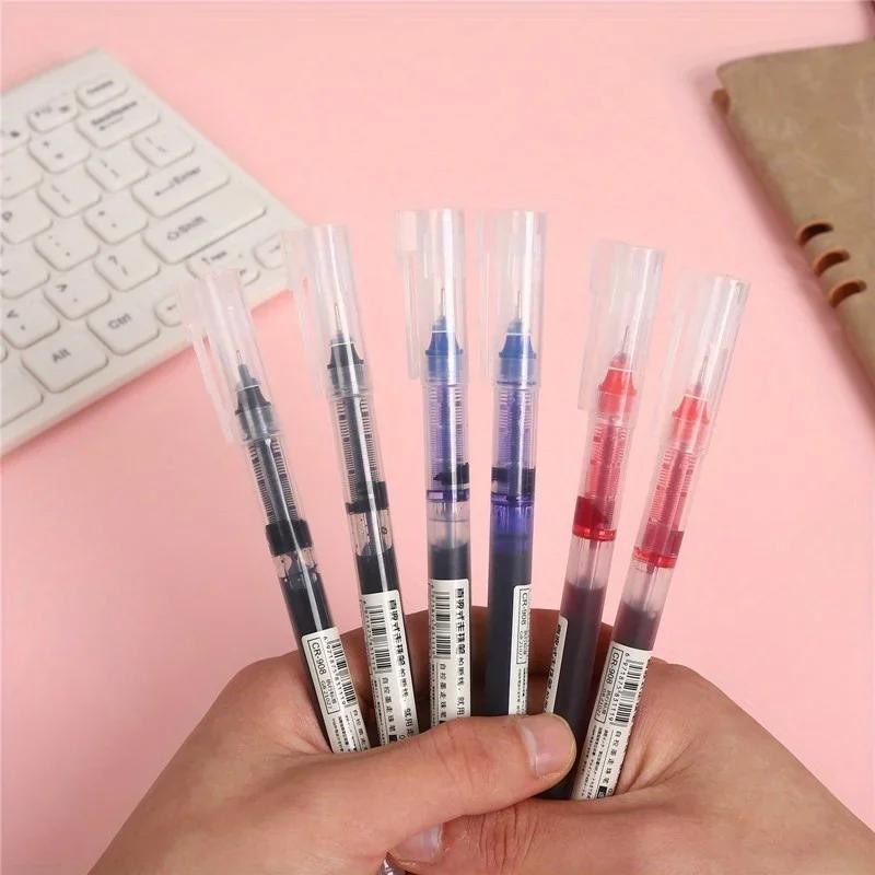 10pcs Needle-tip Gel Pens – Sleek, Smooth Writing Tools for School or Office Use