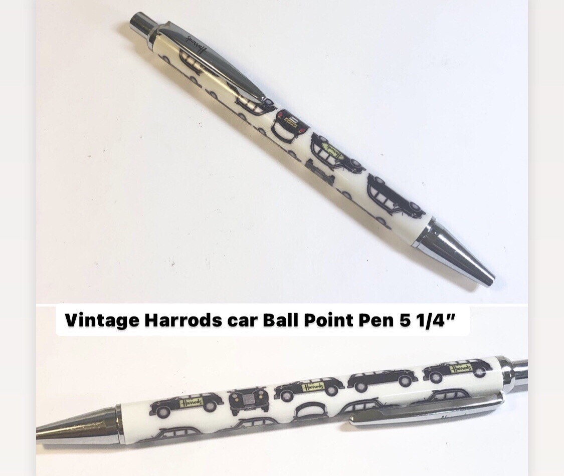 Vintage Harrods Vintage Car Ball Point Pen 5 1/4”