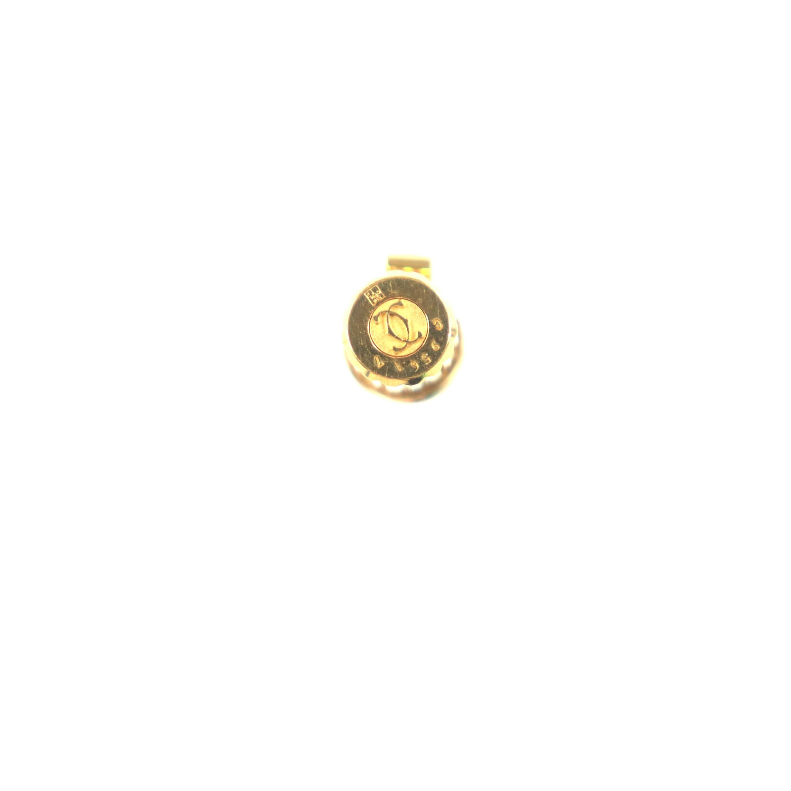 Trinity de Cartier Stripe Ballpoint Pen Gold Twist France Unisex Stationery Auth