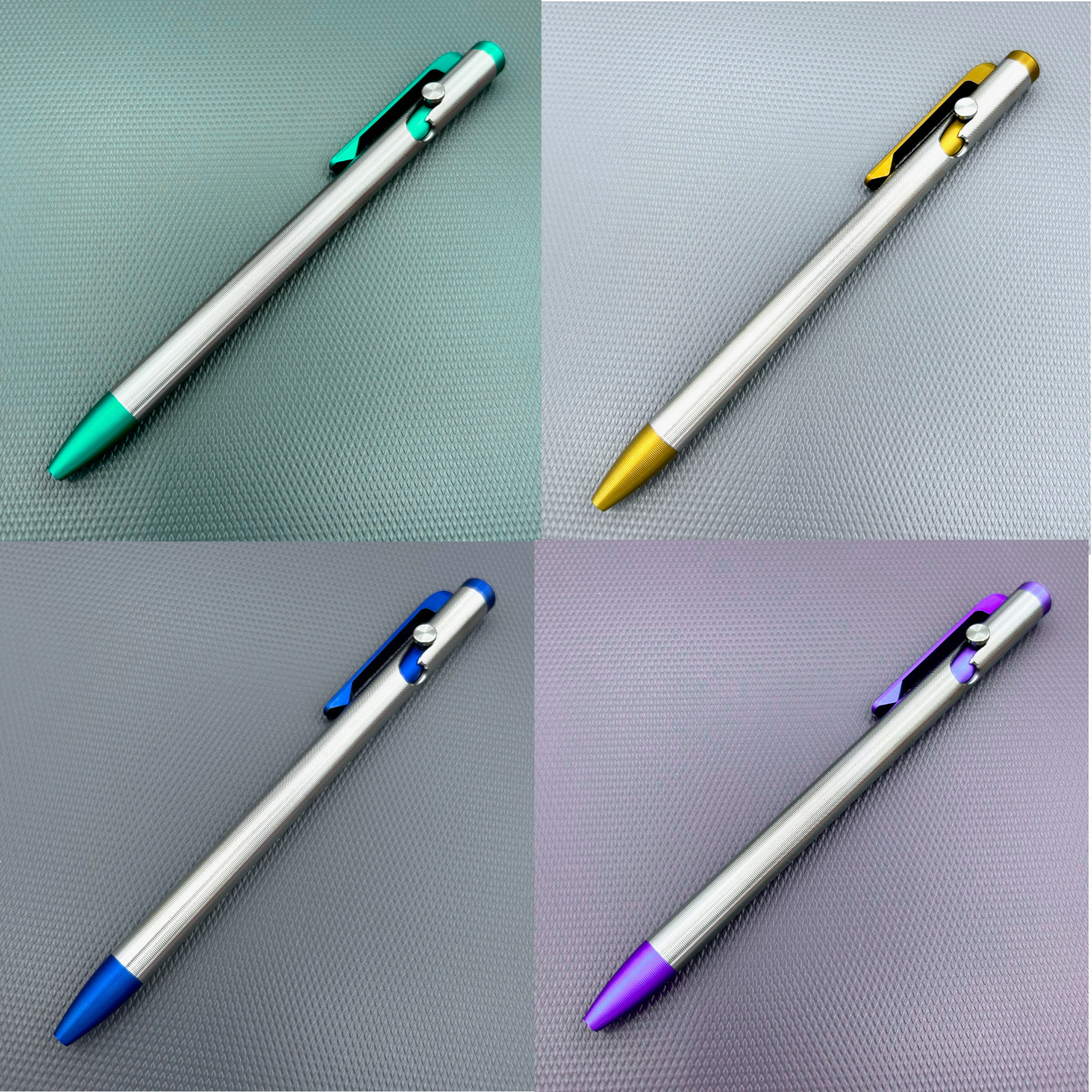 Tactile Turn – Titanium Slim Bolt Action Standard Size Pen Custom Multiple Color