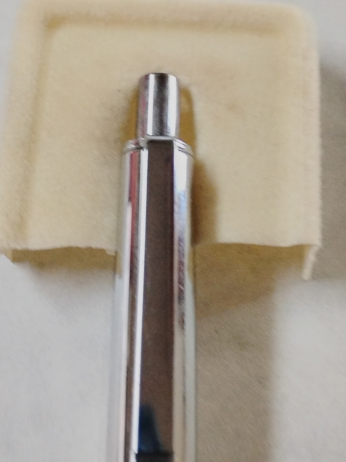 Vintage Paper Mate Double Heart Ballpoint Pen Black Silver Black Ink Tested #F1