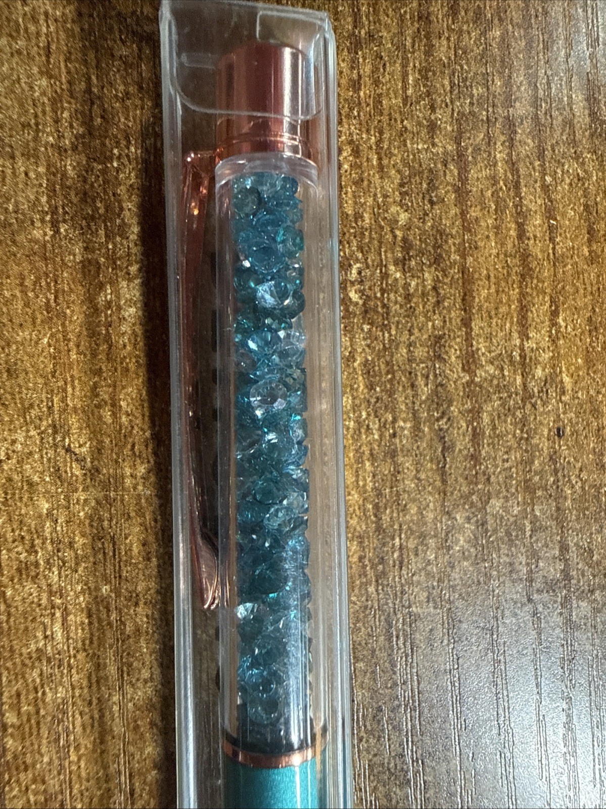 PenGems Pen with Gem – w/ Colored crystals & BOX Blue