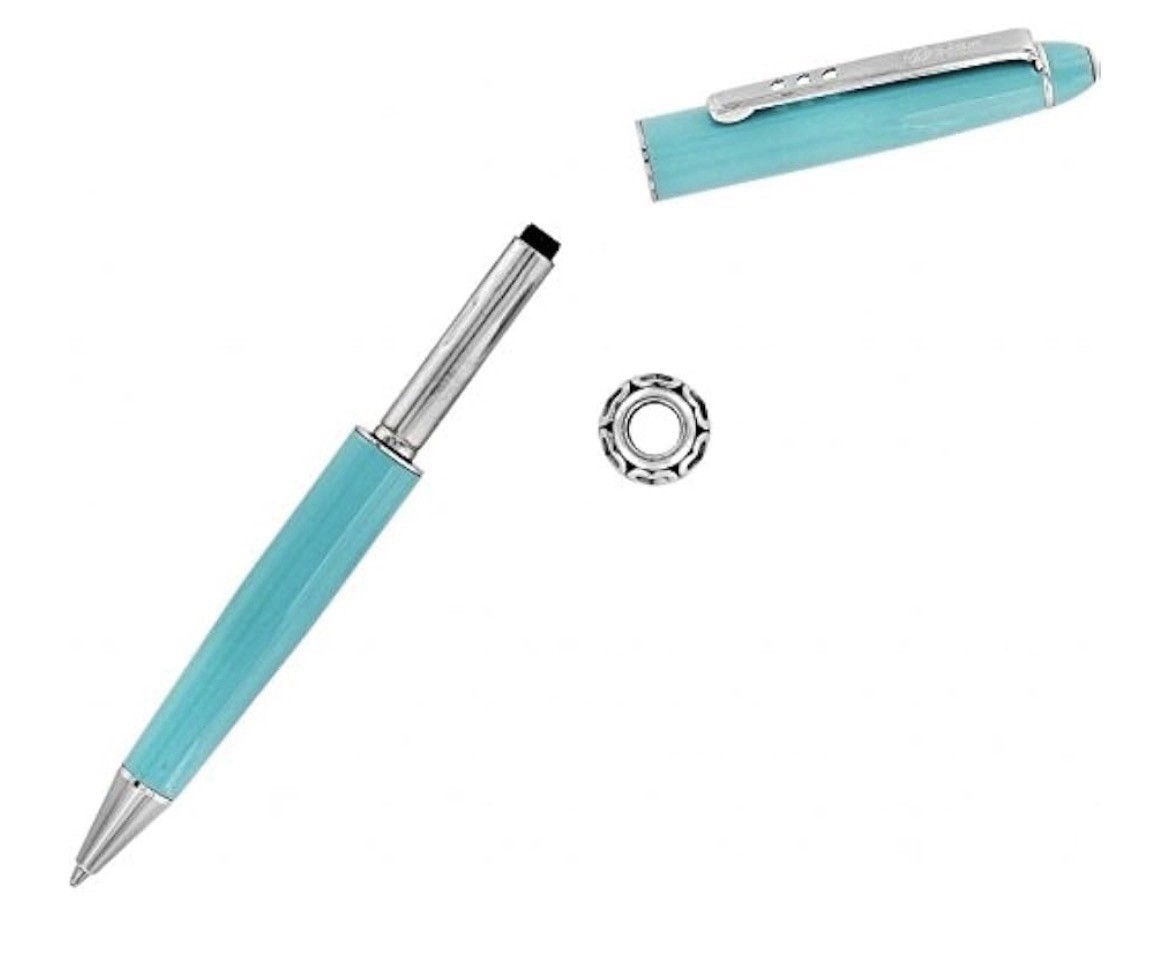 Brighton Pen Pal Aqua Pen Short Boho Style J9816A NWT Rare Find